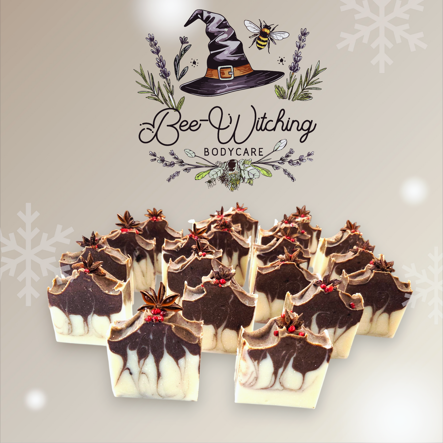 Yuletide Glow- Soap Bar with Cinnamon, Mandarin and Ginger