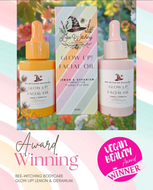 Glow Up! Lemon & Geranium Facial Oil for young/ oily skin