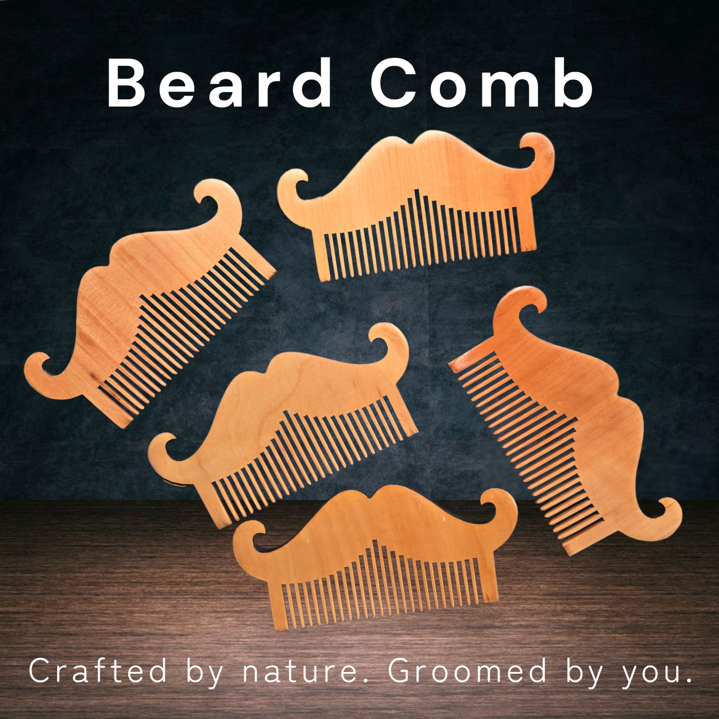 Wooden Beard Comb