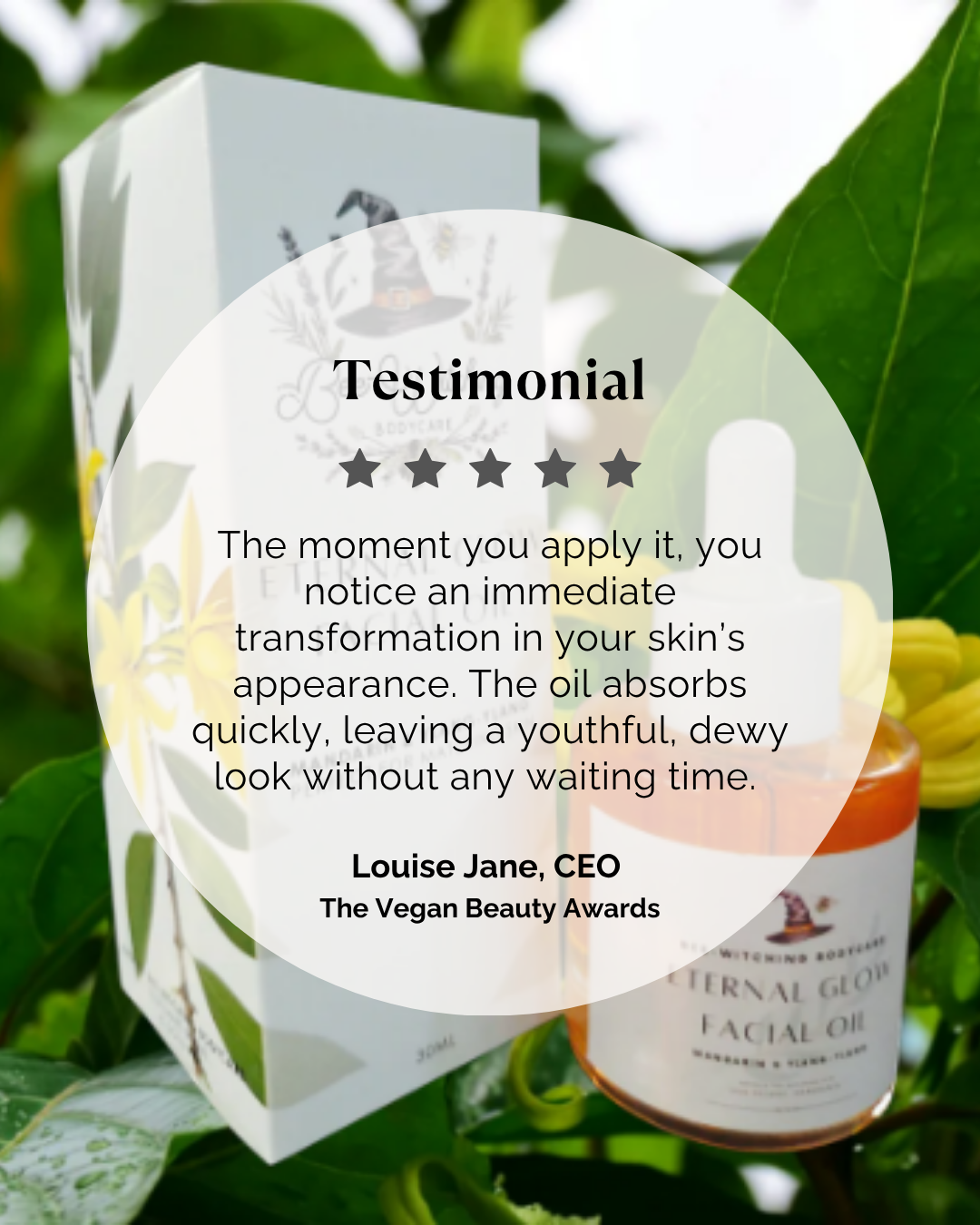 Luxury Eternal Glow Facial Oil- Mandarin & Ylang-ylang- Maturing Skin