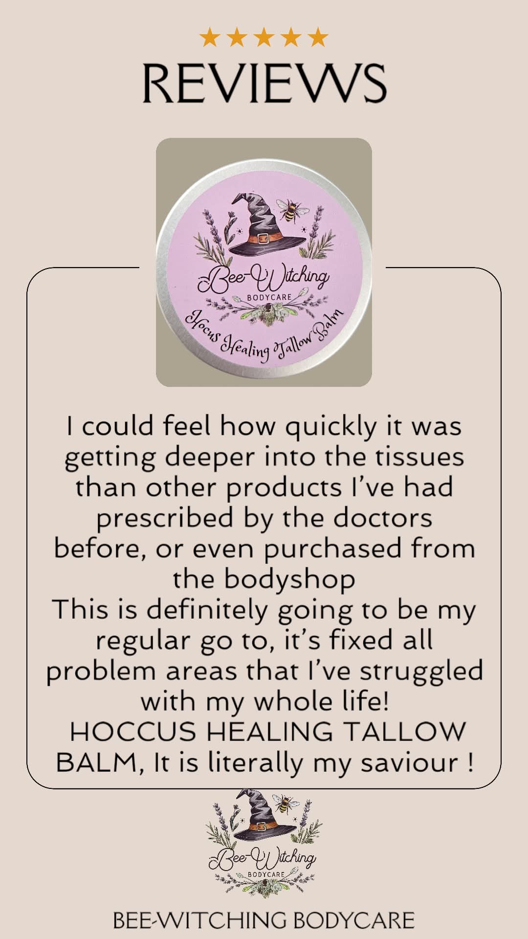 Hocus Healing Tallow Balm.