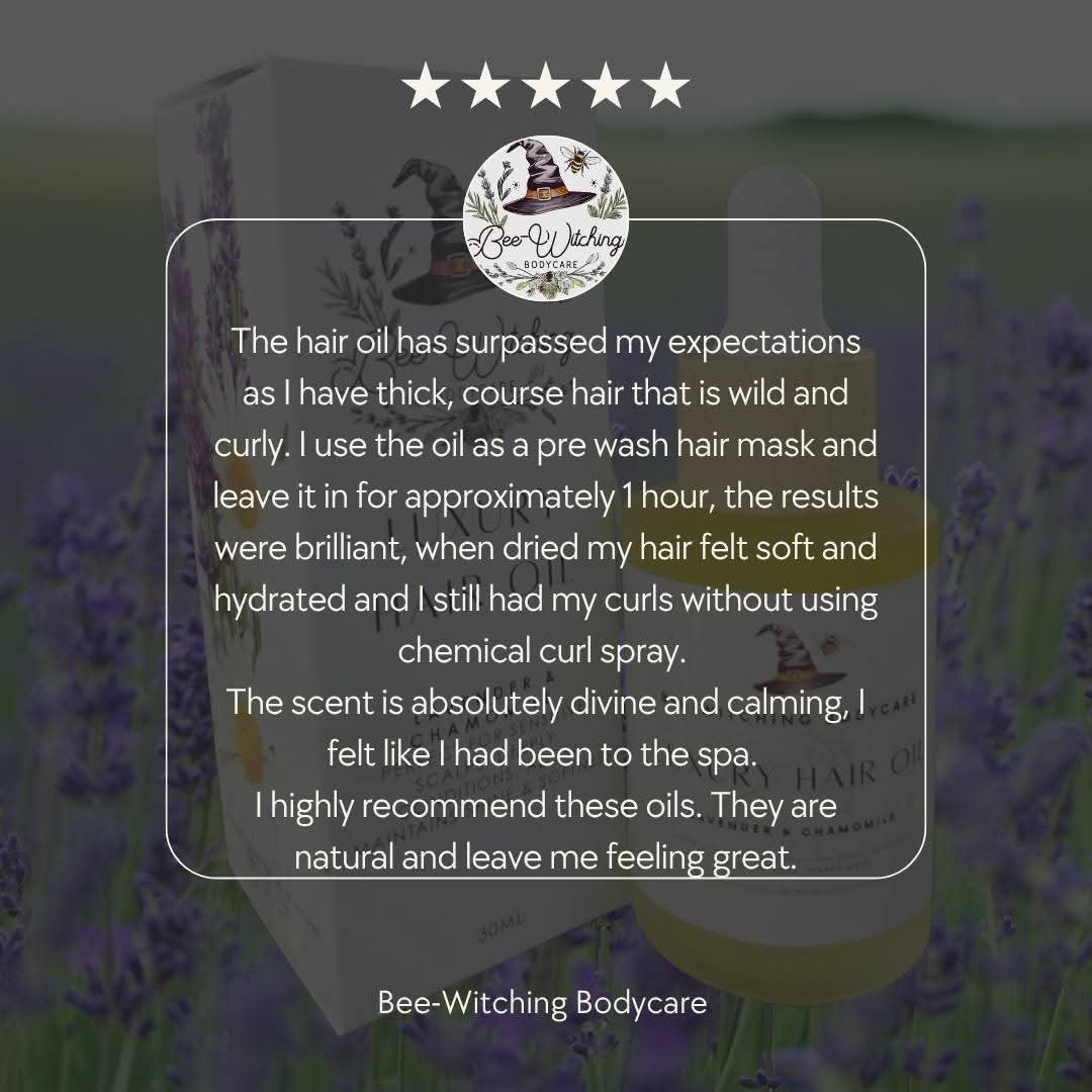 Luxury Hair Oil- Lavender & Chamomile