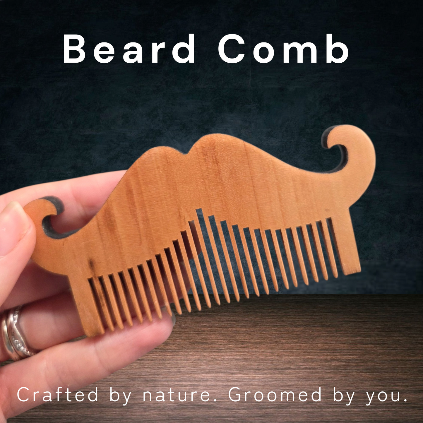 Wooden Beard Comb