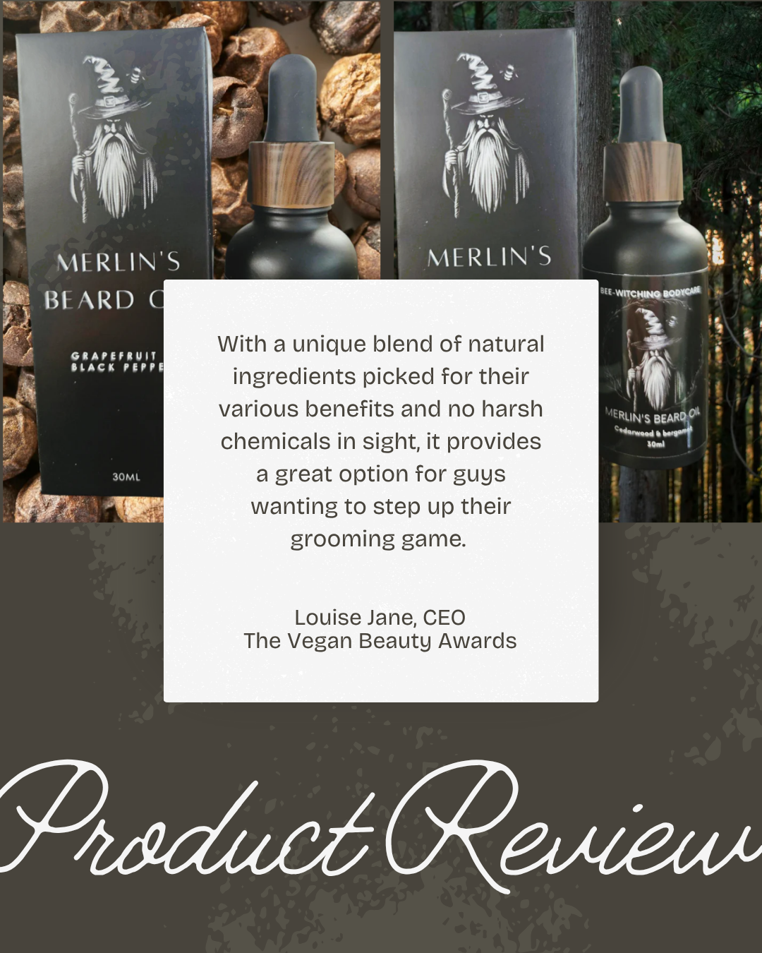 Merlin's Beard Oil Cedarwood & Bergamot